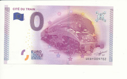2015-1 - Billet Souvenir - 0 Euro - UEBY -  CITÉ DU TRAIN -  n°9702 - Billet épuisé - Essais Privés / Non-officiels
