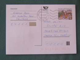 Czech Republic 2001 Stationery Postcard 5.40 Kcs Prague Sent Locally - Storia Postale