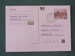 Czech Republic 2001 Stationery Postcard 5.40 Kcs Prague Sent Locally - Covers & Documents