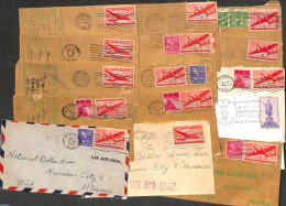 United States Of America 1946 Lot With 15 Covers, Postal History - Cartas & Documentos