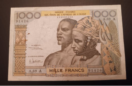 Lot De 2 Billets Des  Etats De L'Afrique De L'Ouest - Other - Africa