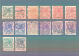 Postzegels > Europa > Nederland > Periode 1891-1948 (Wilhelmina) > 1891-1909 > 149-162 Gebruikt (11758) - Gebraucht