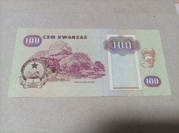 Billete De Angola De 100 Kwanzas, Serie AA, Año 1991, UNC - Angola