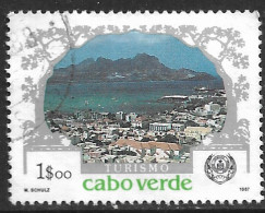 Cabo Verde – 1987 Views 1$00 Used Stamp - Isola Di Capo Verde