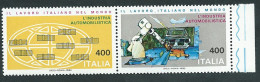 Italia 1983; Lavoro Italiano Nel Mondo: Industria Automobilistica, Serie Completa Di Bordo Destro. - 1981-90: Neufs