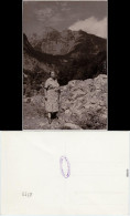 Bischofswiesen Frau Beim Bergwandern Privatfoto AK B Berchtesgaden 1938 - Bischofswiesen