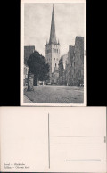 Reval Tallinn (Ревель) Straßepartie An Der Olaikirche Ansichtskarte  1930 - Estland