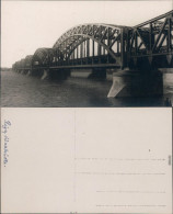 Riga Rīga  Ри́га Eisenbahnbrücke 1929 Privatfoto  - Lettonie