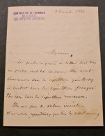 Alexandre Bertrand, Musée MAN, St Germain, Lettre Autographe, Les Perles, 1884 - Personnages Historiques
