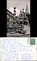 Ansichtskarte Michelstadt Marktbrunnen Und Rathaus 1956 - Michelstadt