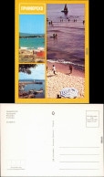 Ansichtskarte Primorsko Strand Mit Segelboot Und Badegästen 1980 - Bulgarie