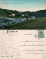 Ansichtskarte Lunzenau Blick In's Muldental Nach Göhren 1912 - Lunzenau