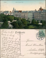 Ansichtskarte Riesa Kaiser-Wilhelm-Platz 1908 - Riesa