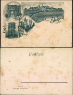 Litho 
Ansichtskarte Stolpen Burg Stolpen 1900 - Stolpen