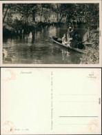 Ansichtskarte Lübbenau (Spreewald) Lubnjow Kanal - Kahn 1951 - Luebbenau