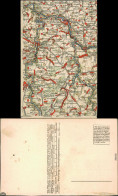 Ansichtskarte Mittweida Karte Vom Ort Und Der Umgebung 1930 - Mittweida