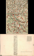 Ansichtskarte Nossen Karte Von Dem Ort Und Der Umgebung 1929 - Nossen
