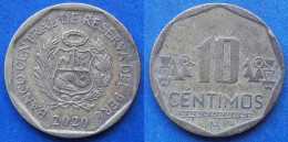 PERU - 10 Centimos 2020 KM# 305.4 Monetary Reform (1991) - Edelweiss Coins - Pérou