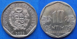 PERU - 10 Centimos 2023 KM# 305.4 Monetary Reform (1991) - Edelweiss Coins - Perú