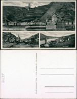 Kaub Panorama-Ansicht Vom Rhein - Burgen, Bacharach, Oberwesel 1934 - Kaub