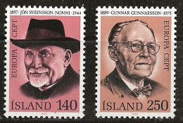 Islande 1980 N° Y&T : 505 Et 506 ** - Nuevos