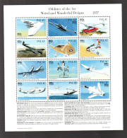 Palau 1996 Sheet Aviation/airmail/Luftfahrt Stamps (Michel 1142/53 KLB) MNH - Palau