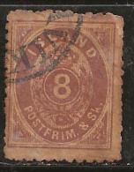 Islande 1873 N° Y&T : 4 (état Moyen) Obl. - Usados