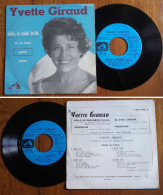 RARE French EP 45t BIEM (7") YVETTE GIRAUD «Hello, Le Soleil Brille» (from The Film: «Le Pont De La Rivière Kwaï», 1958) - Collectors