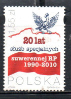 POLONIA POLAND POLSKA 2010 SPECIAL SERVICES OF REPUBLIC 1.55z USED USATO OBLITERE' - Used Stamps