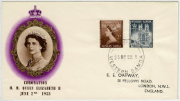 Western Samoa 1953, FDC Coronation Queen Elizabeth II - Samoa