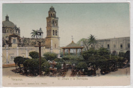 Veracruz. El Zocalo Y La Parroquia. Mexico. * - México