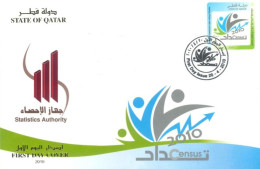 QATAR.  - 2010 - FDC STAMP OF STATISTICS AUTHORITY. - Qatar