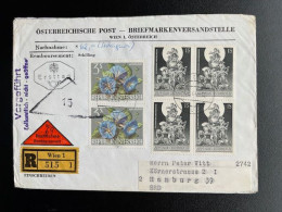 AUSTRIA 1964 REGISTERED LETTER VIENNA WIEN TO HAMBURG 04-09-1964 OOSTENRIJK OSTERREICH EINSCHREIBEN NACHNAHME - Lettres & Documents