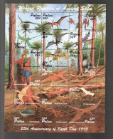 Palau 1996 Sheet Dinosaurs/Reptiles Stamps (Michel 888/905 KLB) MNH - Palau