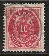 Islande 1876 N° Y&T : 8 Obl. - Gebruikt