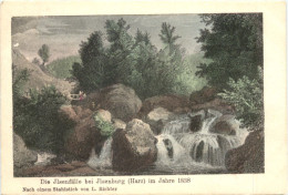Die Ilsenfälle Bei Ilsenburg Im Jahre 1838 - Ilsenburg