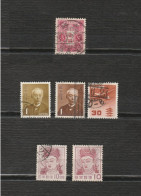 Japon - Lot 6 Timbres (empereur....)- Année 1913 YT JP 121 - Année 1951 YT JP 468, PA 15, 498 - Collezioni & Lotti