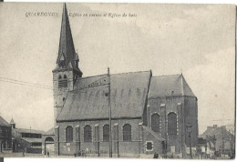 Quaregnon Eglise En Ruines Et Eglise De Bois ( Eglise En Bois Provisoire ) - Quaregnon
