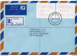 Postal History: South Africa Cover With Machine Stamp - Frankeervignetten (Frama)