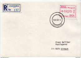 Postal History: South Africa Cover With Machine Stamp - Frankeervignetten (Frama)