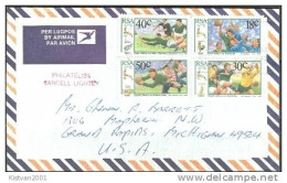 Postal History: South Africa Cover - Rugby