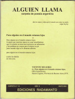 Alguien Llama. Carpeta De Poesía Argentina. Carpeta No. 13 - AA.VV. - Sonstige & Ohne Zuordnung