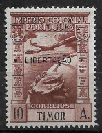 TIMOR 1947 EMPIRE STAMP SURC. "LIBERTAÇÃO" - AIRMAIL MNH (NP#72-P17-L2) - Timor