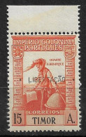 TIMOR 1947 EMPIRE STAMP SURC. "LIBERTAÇÃO" - MNH (NP#72-P17-L2) - Timor