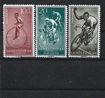 1959 GUINEE ESPAGNOLE 410-12 ** Journée Du Timbre, Cyclisme - Autres - Afrique