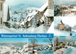 72696521 St Andreasberg Harz Ortsansichten Im Tiefen Winter Landschaftspanorama  - St. Andreasberg