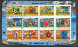 2006 MOZAMBIQUE 2309-20** Cinquantenaire Europa,Concorde,  Cirque, Poisson, Nature, Feuillet De 12 ,côte 24.00 - Mozambique