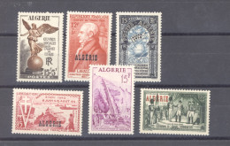 Algérie  :  Yv  307...315  *   6 Valeurs - Neufs