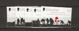 2016 MNH Gibraltar Mi 1730-34 Postfris** - Gibraltar