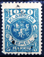 MEMEL - KLAIPEDA                          N° 150     (Cat. Michel)                       OBLITERE - Memel (Klaipeda) 1923